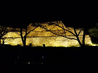 米子城跡ライトアップ・ナイトツアー「米子城・秋の陣」に行ってきました