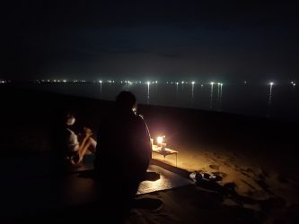 砂丘の夜遊び「ミステリーナイトウォーク」